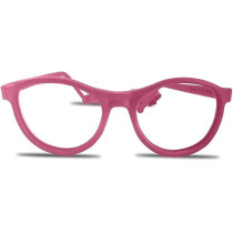 Kids Eyeglasses With Adjustable Strap And Hard Case, Unbreakable, Durable, Flexible Frames, Cr-03, Fushia