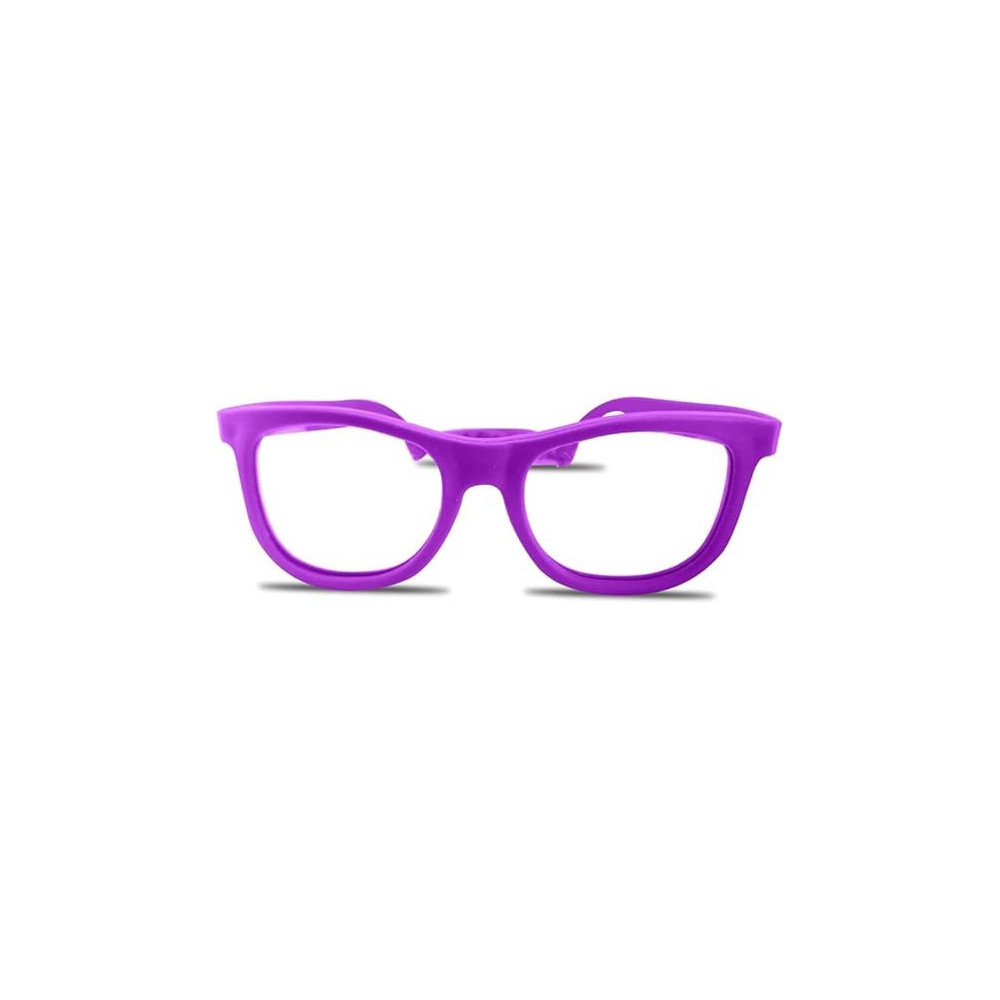 Kids Eyeglasses With Adjustable Strap And Hard Case, Unbreakable, Durable, Flexible Frames, Cr-04, Lilac