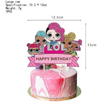 Brain Giggles LOL Theme Birthday Party Supplies Birthday Decoration Set