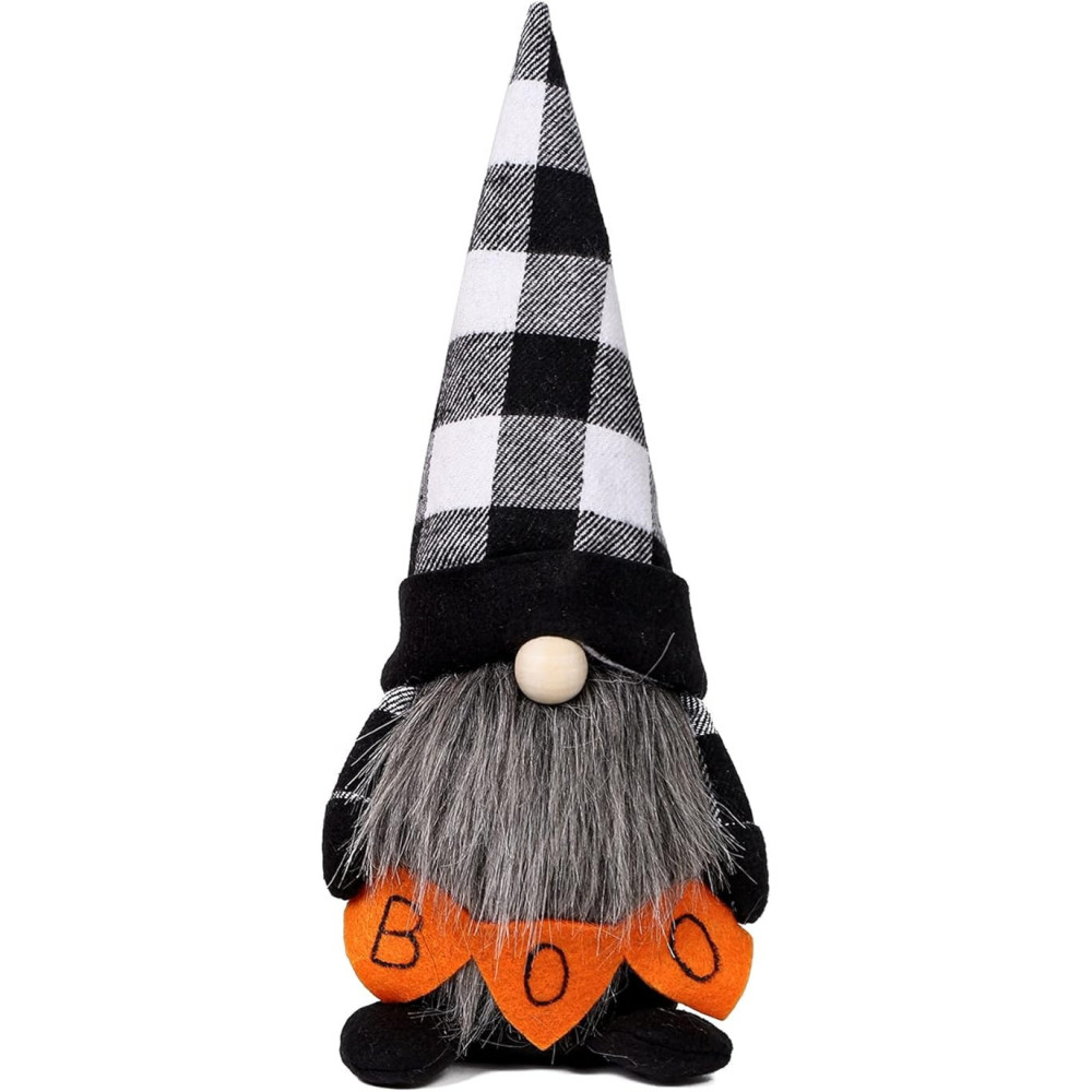Brain Giggles Halloween Faceless Doll, Black