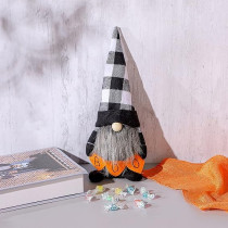 Brain Giggles Halloween Faceless Doll, Black
