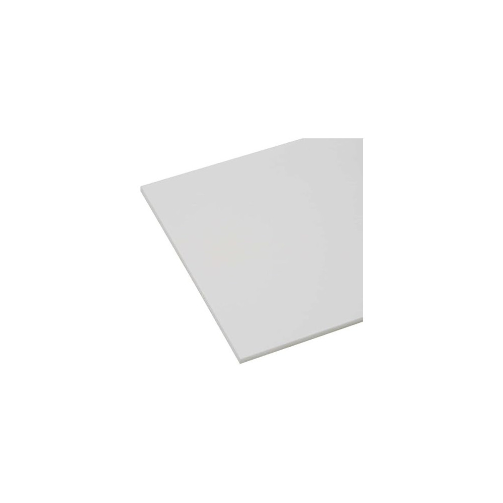 White HDPE Solid Sheet, 0.8mm Thickness High Density Polyethylene Sheets, Pack Of 2, 34 x 39 cm