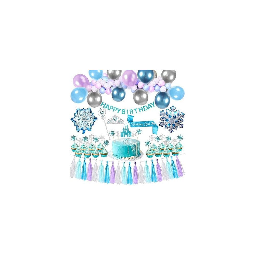 Brain Giggles Frozen Theme Birthday Decoration