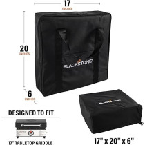 Blackstone 17 Inch Tabletop Griddle Carry Bag With Weather Resistant Canvas Cover