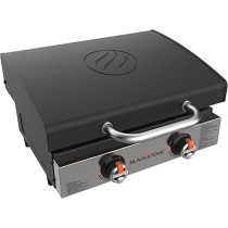 Blackstone 22 Inch Tabletop Griddle With Dual H Burners, Adjustable Hight And Stainless Steel Front Panel