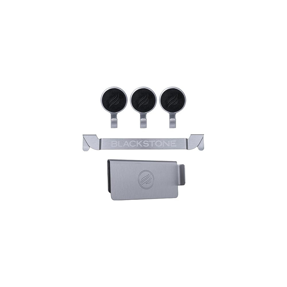 Blackstone Grease Gate And Magnetic Tool Holder Combo, Prevent Food Loss And Keep Gear Close, Pack Of 5 Pcs