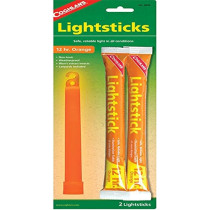 Coghlans Snaplight Non Toxic Weatherproof Orange Light sticks Pack Of 2 Stays Up to 12 Hours