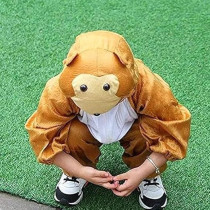 Brain Giggles Monkey Costume For Kids 1-2 Years, Small