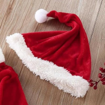 Brain Giggles Kids Santa Claus Costume For Boys With Santa Hat, Extra Large