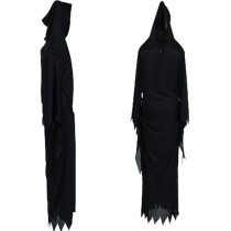 Brain Giggles Scream Ghost Face Fancy Dress Costume With Mask For Men And Women, Black, Large