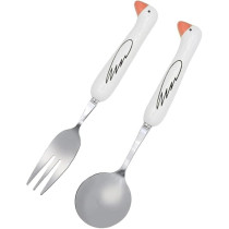 Brain Giggles Kids Cutlery Set With Case, Round Edge Stainless Steel Tableware With Bpa Free Cute Handles, Children Spoon And Fork Cutlery Set For Lunch Box, Children Flatware, Pink