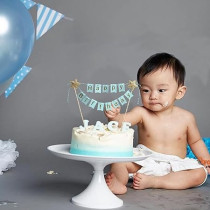 Brain Giggles Brain Giggles Happy Birthday Cake Topper, Blue