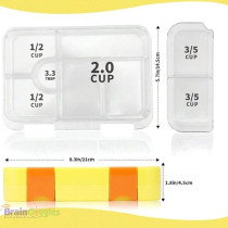 Brain Giggles Bpa Free Leakproof Airtight Bento Lunchbox With 6 Adjustable Compartments, 760 Ml Insulated Tiffin Box With Removable Tray For Kids And Adults Perfect For School Office, Yellow