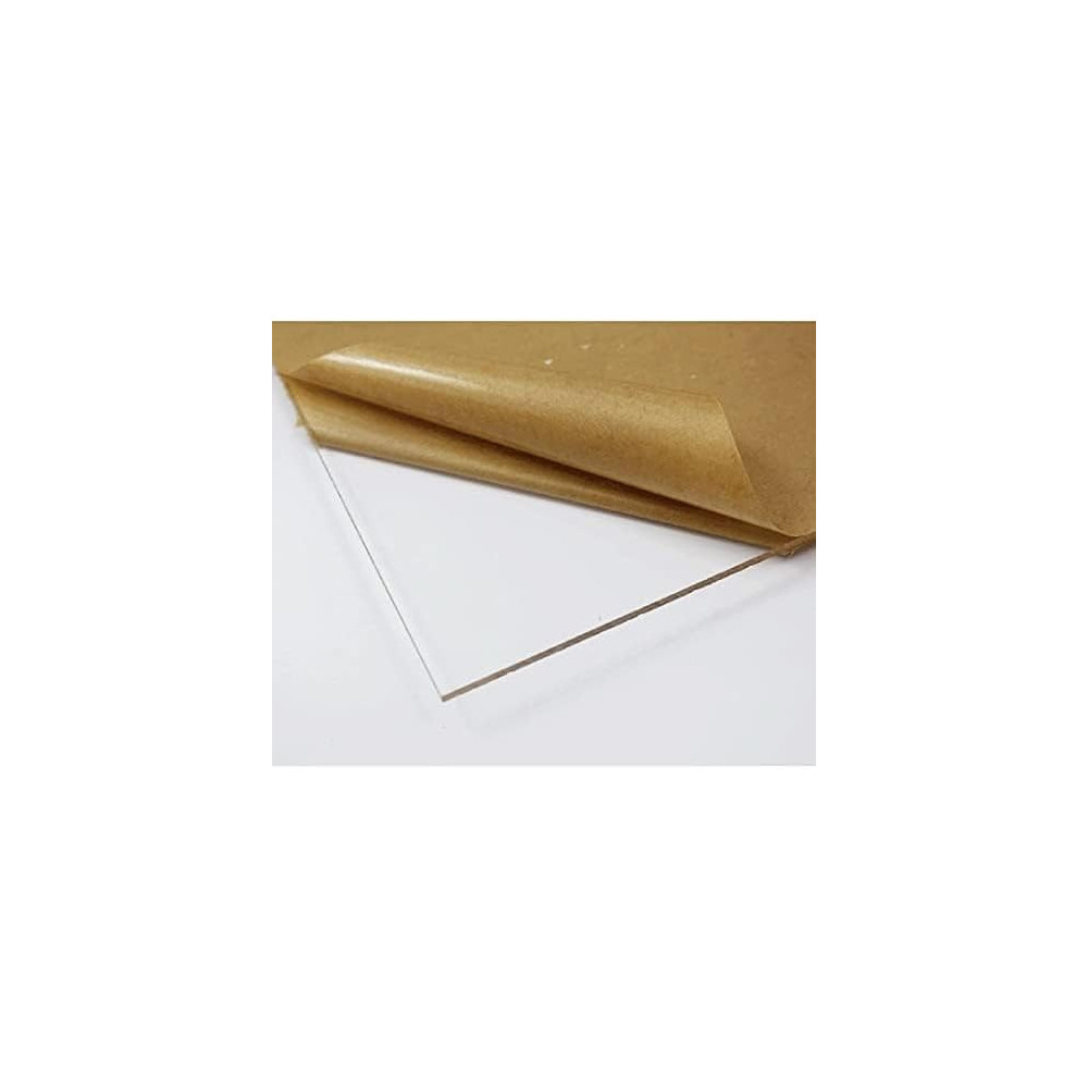Braingiggles A Clear Polycarbonate Sheet, 1Mm Thickness, High Impact Resistance And Optical Clarity Transparent Plastic Material For Diy Projects, Glazing, Protective Shields, And Signage, 1
