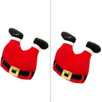 Brain Giggles Novelty Christmas Hats Festive Work Fancy Christmas Hat Clown Pants Legs Kids Adult Christmas Cap For Christmas Party Dress Up, Leg Hat, Set Of 2