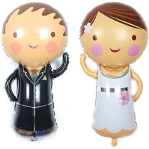 Brain Giggles 8 Pcs Mr And Mrs Couple Balloon/Birthday, Valentine, Engagement, Wedding, Anniversary, Reception Foil Balloons For Party Decoration