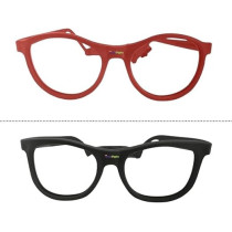 Kids Eyeglasses With Adjustable Strap And Hard Case, Unbreakable, Durable, Flexible Frames For Active Children Ages 3 To 10 Years Old, Orange And Blank (Cr-02)