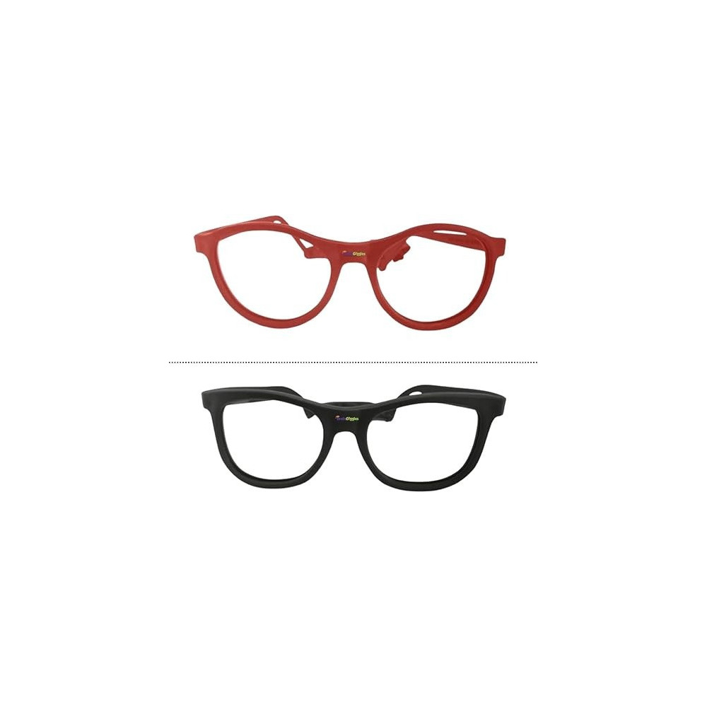 Kids Eyeglasses With Adjustable Strap And Hard Case, Unbreakable, Durable, Flexible Frames For Active Children Ages 3 To 10 Years Old, Orange And Blank (Cr-02)