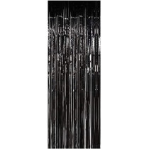 Brain Giggles Metallic Foil Curtain For Birthday Party Decoration Fringe Tinsel Backdrop