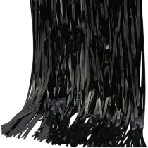 Brain Giggles Metallic Foil Curtain For Birthday Party Decoration Fringe Tinsel Backdrop