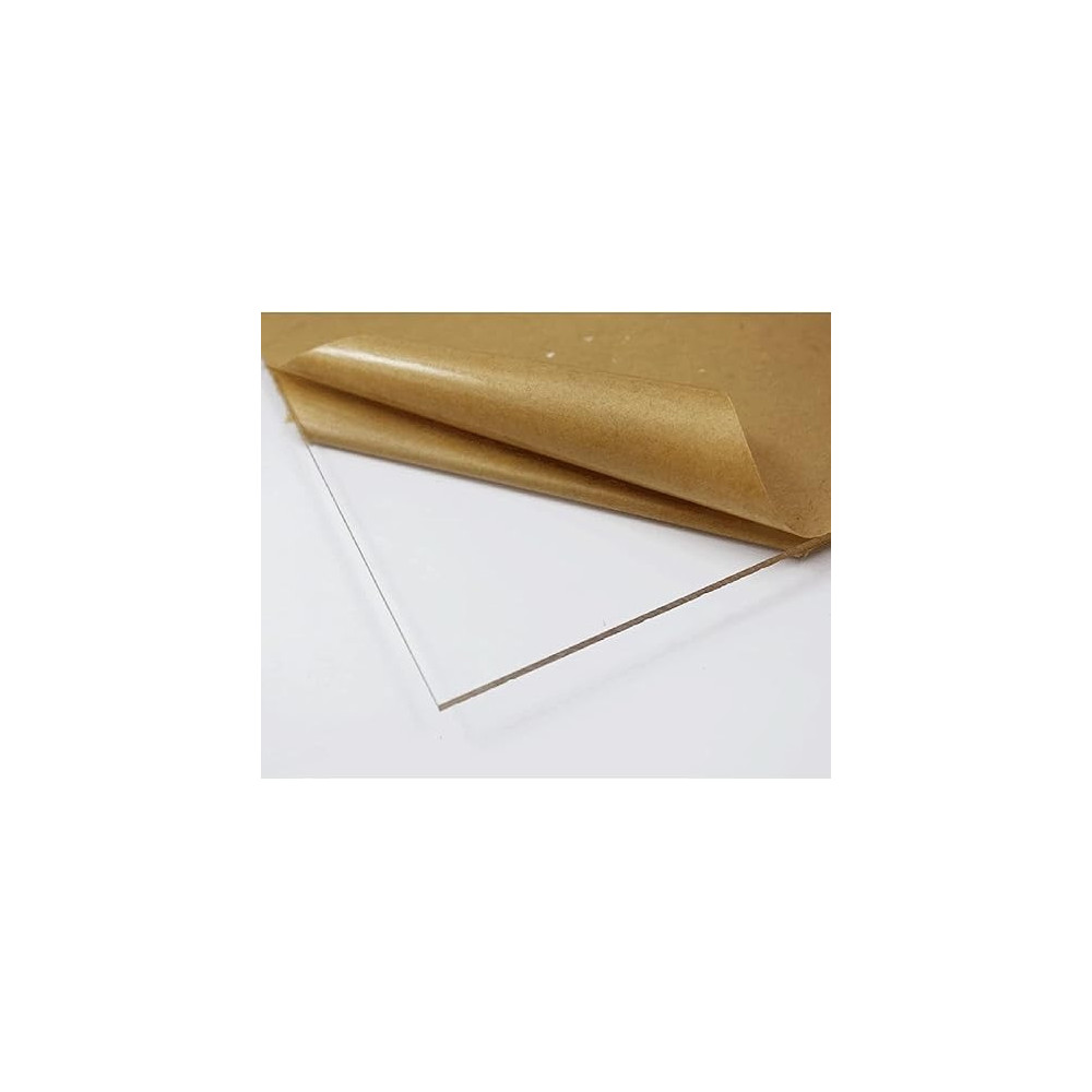 2Pcs Clear Polycarbonate Sheet, 1Mm Thickness, High Impact Resistance And Optical Clarity Transparent Plastic Material For Diy Projects, Glazing, Protective Shields, And Signage, 44 X 44 Cm
