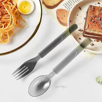 Transparent Grey Disposable Plastic Spoon, Heavy Duty Thick And Sturdy Plastic Cutlery-Includes Free Wet Wipes Ideal For Parties Picnics Daily Use, 20, Grey Spoons