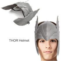 Brain Giggles Thor Costume For Boys, Avengers Character Costume Kids For Halloween, Thor Helmet, Superhero Cape Kids Costume, Medium