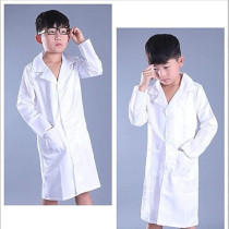 Brain Giggles White Lab Coat For Kids Scientist Costume Doctor Coat Or Halloween Costume For Kids, Small