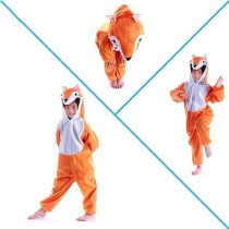 Brain Giggles Fox Halloween Costume For Kids 1-6 Years For Toddlers, Small