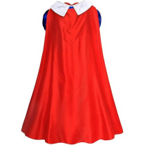 Brain Giggles Princess Snow White Costume With Cape Girls Dress For Halloween, Cosplay And Parties, Large