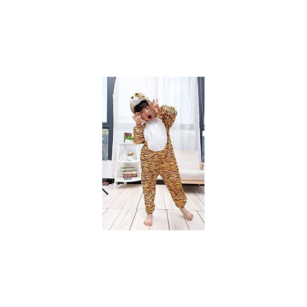 Brain Giggles Tiger Costume For Kids 1-6 Years For Toddlers, Small