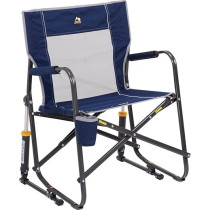GCI Freestyle Rocker Outdoor Camping Chair, Indigo Blue
