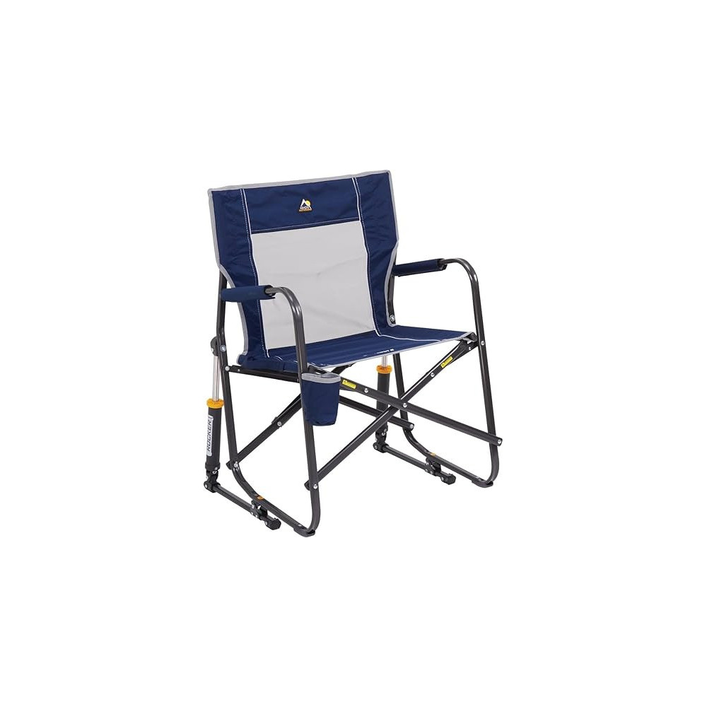 GCI Freestyle Rocker Outdoor Camping Chair, Indigo Blue