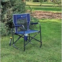 GCI Freestyle Rocker Outdoor Camping Chair, Indigo Blue