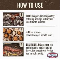 Kingsford Flavour Boosters With Garlic And Onion Paprika Booster To Add In Charcoal Grills, 907g