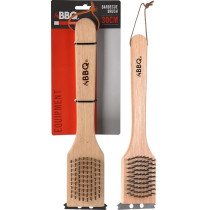 Koopman Wooden BBQ Brush 30 x 6.5 x 3.5 cm