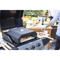 La Hacienda Barbeque Pizza Oven, Black