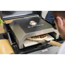 La Hacienda Stainless Steel Portable BBQ Pizza Oven
