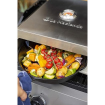 La Hacienda Stainless Steel Portable BBQ Pizza Oven