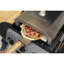 La Hacienda Stainless Steel Portable BBQ Pizza Oven