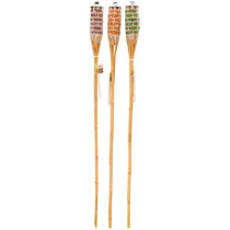 Paradiso Long Lasting Bamboo Eco Friendly Torch Mixed Design, 150cm