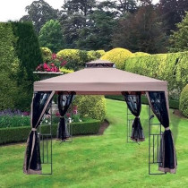 Procamp Dual Color Superior Strength Steel Gazebo, 3 x 3 Meter