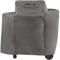 Traeger Full length Ironwood 650 Grill Cover, Grey