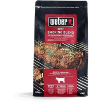Weber Beef Smoking Blend Wood Chips With Spicy Flavour And Strong Smoke Intensity, 0.7kg