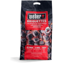 Weber Charcoal Briquette, 8Kg