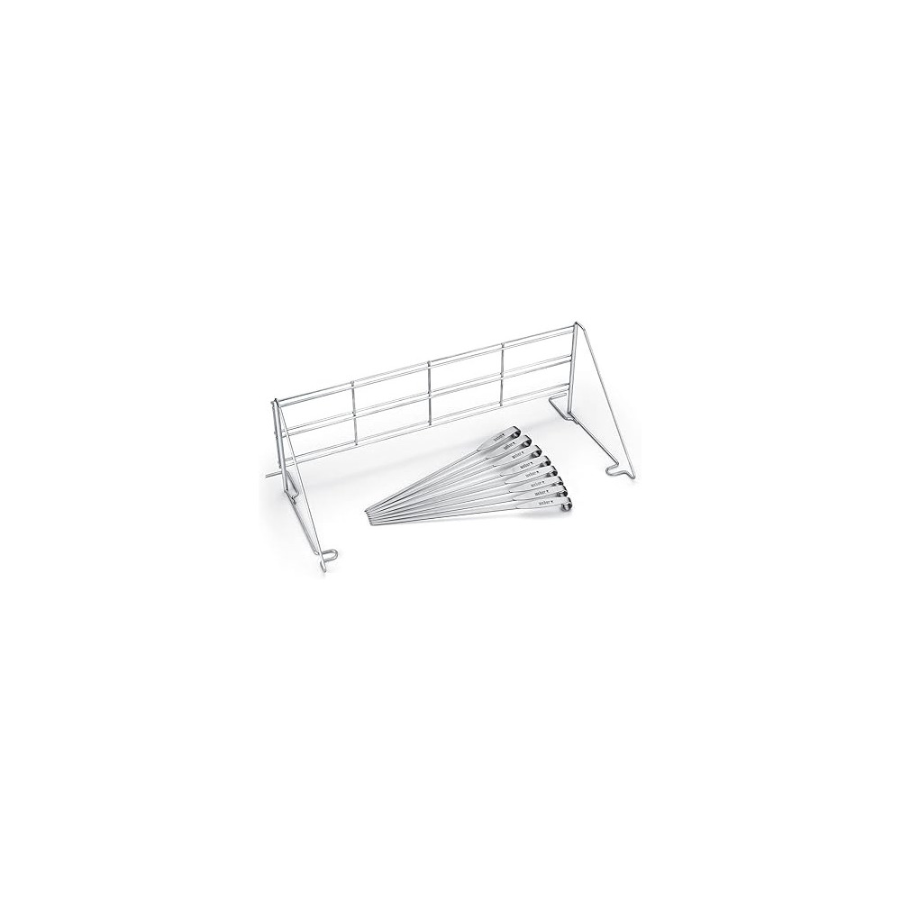 Weber Elevations Tiered Stainless Steel Skewers Set Of 8 Pieces
