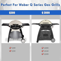 Weber Cast Iron Grill Griddle Insert Q 300 And 3000 Series, Iron Grill Plate