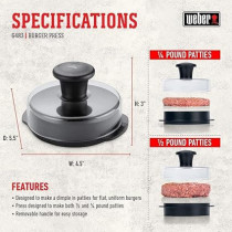 Weber Original Plastic Burger Press