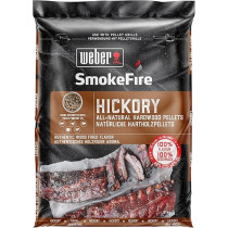 Weber Smoke Fire Hickory Hardwood Pellets, 9 kg