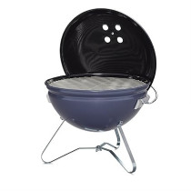 Weber Portable Smokey Joe 14 inch Premium Charcoal Grill, Blue